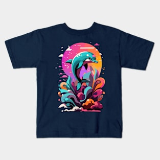 Dolphin design Kids T-Shirt
